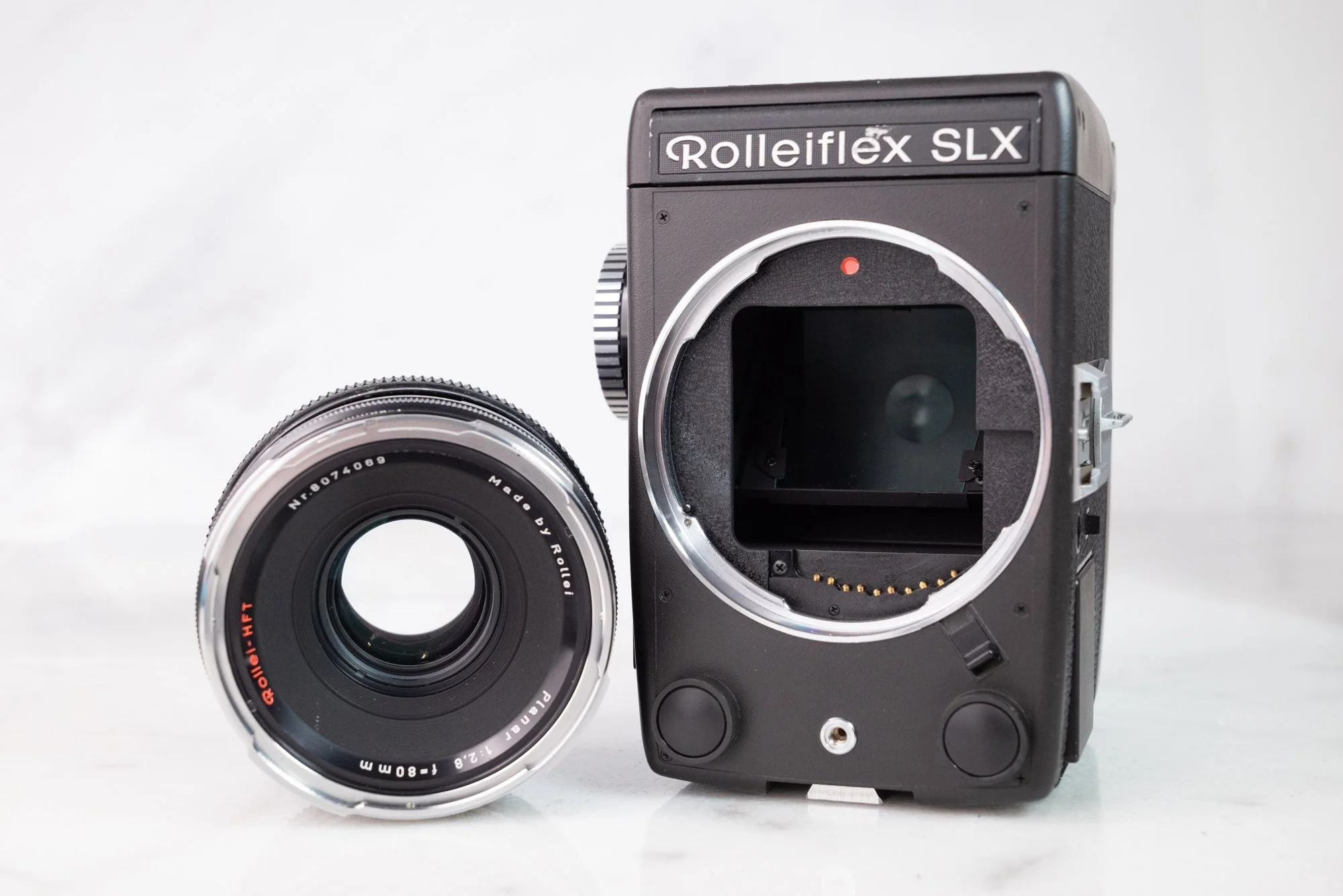 Rolleiflex SLX Medium Format Film SLR Camera with Rollei HFT 80mm